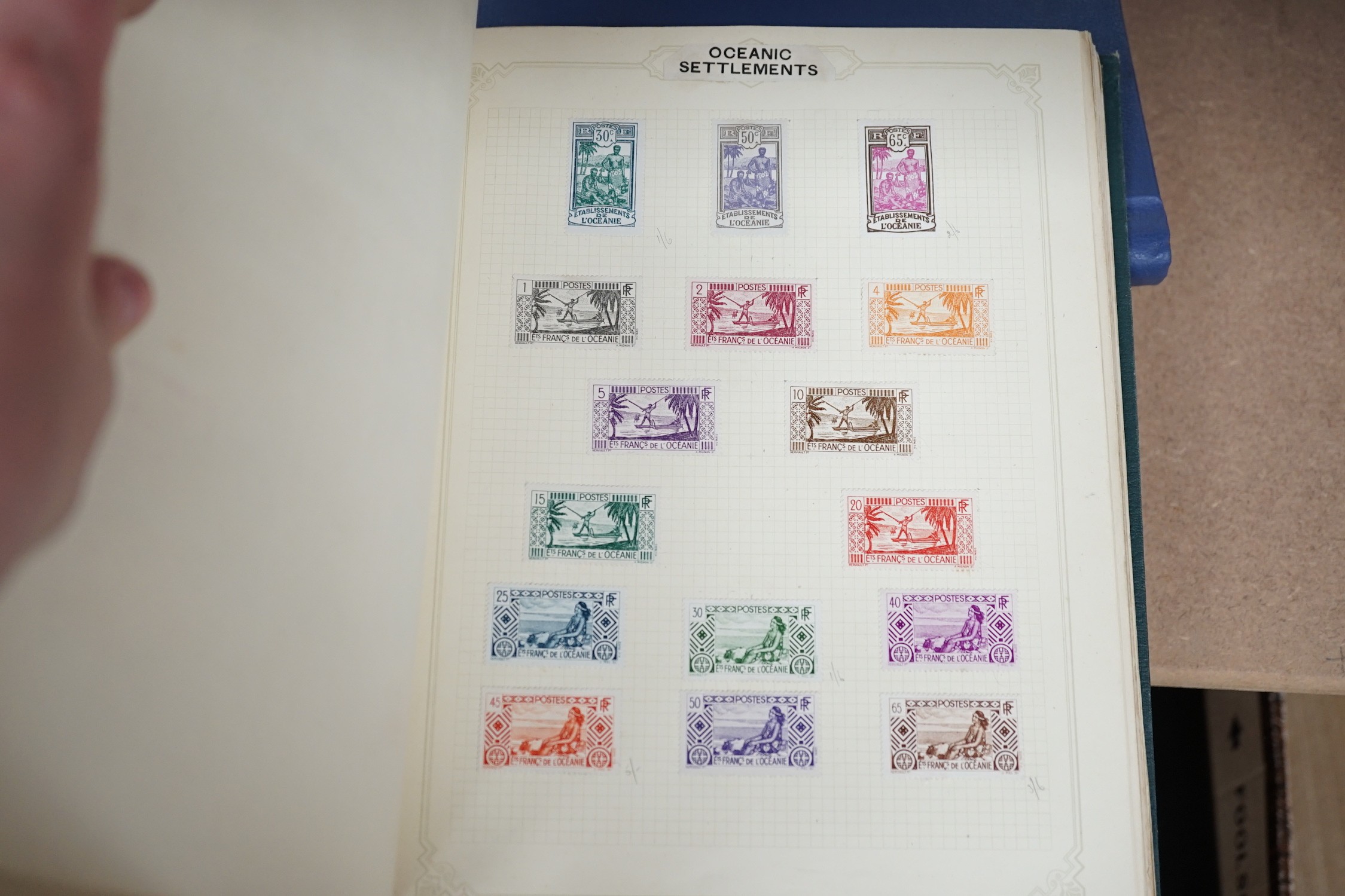 A quantity of various 20th century European stamps to include WWI and the olympics